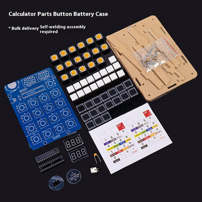 Kit DIY Calculadora con Microcontrolador de Chip Único y Pantalla Digital - Image 7