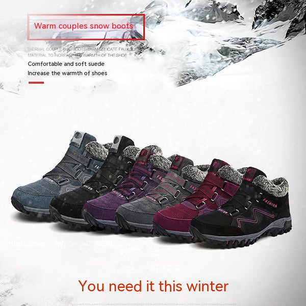 Botas de Nieve Impermeables para Hombre y Mujer Talla Grande - Calidez y Agarre Antideslizante