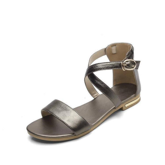 Sandalias de Cuero para Mujer Talla Grande - Estilo y Comodidad - Image 9