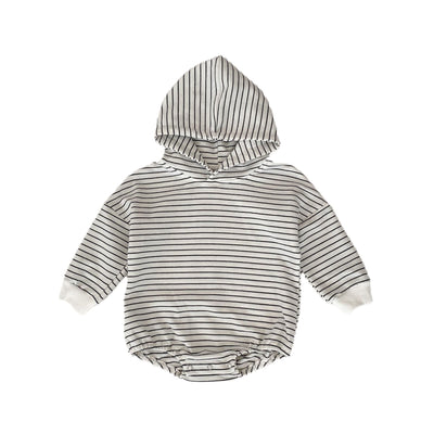 Mameluco Infantil con Capucha y Rayas Elegantes - Image 7