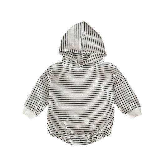 Mameluco Infantil con Capucha y Rayas Elegantes - Image 7