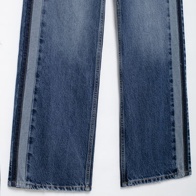 Pantalón Vaquero Cintura Media Pierna Recta Ancho - Image 4