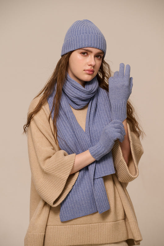 Conjunto de Abrigo Invernal: Gorro, Bufanda y Guantes en Lana para Mujer - Image 27