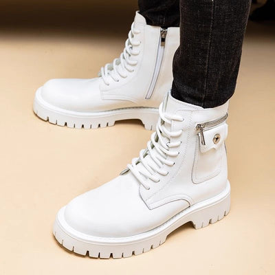 Botas Martin de Cuero para Hombre - Botines Altos Clásicos - Image 35