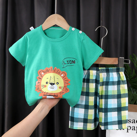 Conjunto de Dos Piezas en Algodón con Mangas Cortas para Niños y Niñas - Image 26