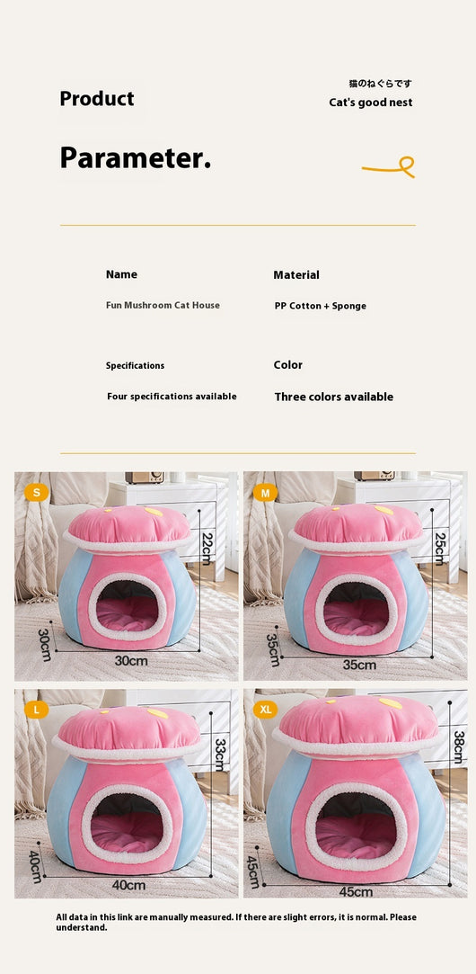 Nido Térmico Desmontable para Gatos y Conejos - Felpa Gruesa Invierno - Image 19