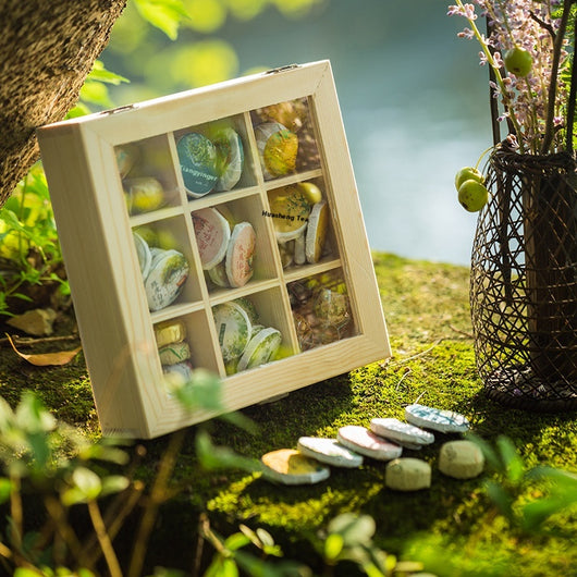Caja de Regalo Té de Flores y Frutas - Crisantemo, Jazmín, Peonía y Frutos Secos