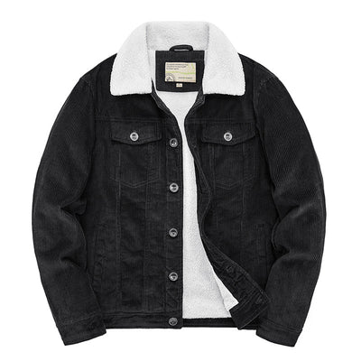 Abrigo Acolchado de Algodón con Forro Polar para Hombre - Image 4