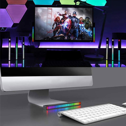 Luz Ambiental RGB Sincronizada con Música para Auto y Hogar con Control por Voz - Image 3