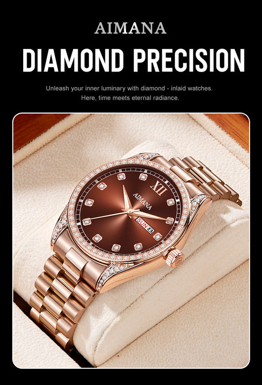 Reloj de Mujer Diamond Disc Cuarzo Serie Log - Image 15