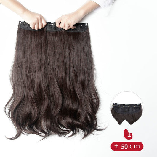 Extensiones de Cabello Ondulado Invisible - Peluca Postiza de Largo Volumen para Verano - Image 3