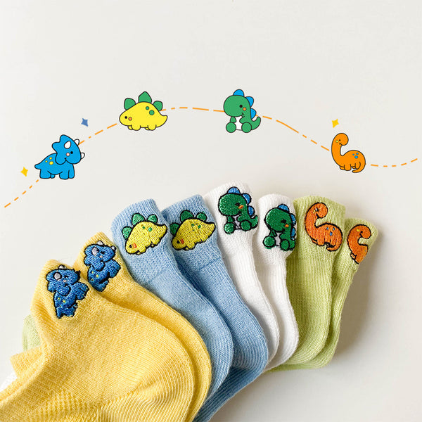Calcetines de Algodón Peinado con Diseños Infantiles para Niñas - Image 3