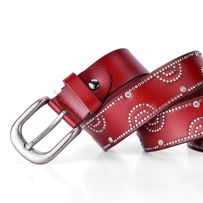 Cinturón Femenino con Hebilla de Aleación y Detalles de Strass - Image 14