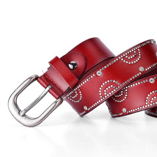 Cinturón Femenino con Hebilla de Aleación y Detalles de Strass - Image 14