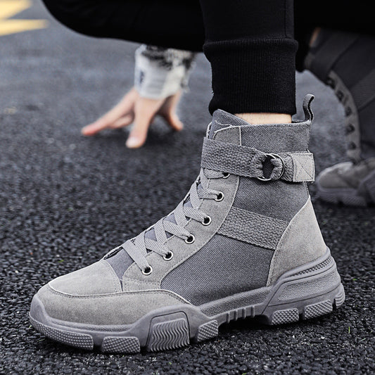 Botas de Trabajo Martin Canvas Altas para Hombre