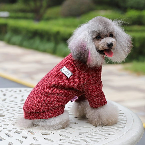 Suéter Cuello Alto Térmico para Mascotas - Otoño e Invierno