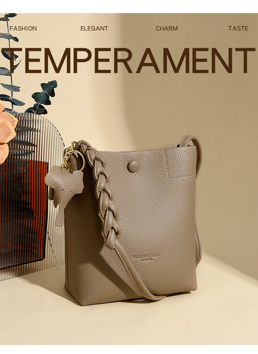Bolso Bandolera de Cuero Suave para Celular Multicompartimento - Image 9