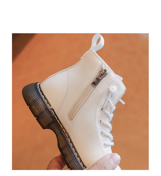 Botas Cortas Escolares Negras para Niños - Estilo Clásico - Image 2