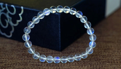 Pulsera de Piedra de Luna Vidrioso Ice Seed para Mujer - Image 2