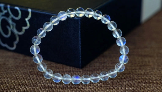 Pulsera de Piedra de Luna Vidrioso Ice Seed para Mujer - Image 2