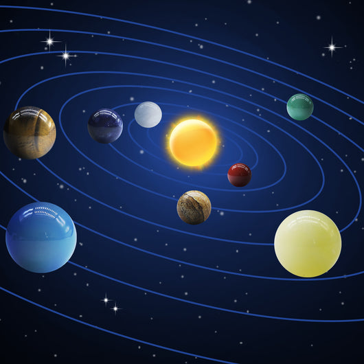 Conjunto de Piedras Naturales de los Ocho Planetas - Image 6