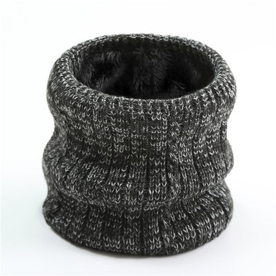 Bufanda Tejida de Rayas Anchas con Forro Polar para Hombre - Image 26