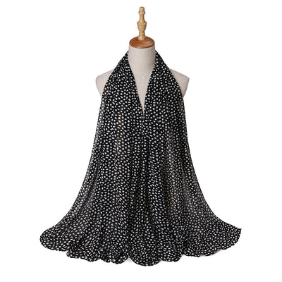 Pañuelo Estampado Chifón Malayo Indonesio para Mujer - Image 8