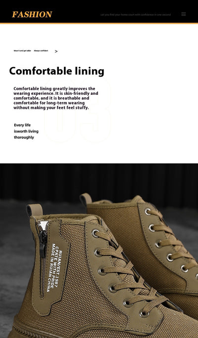 Botas de Trabajo Impermeables con Cierre Lateral para Hombre - Image 11
