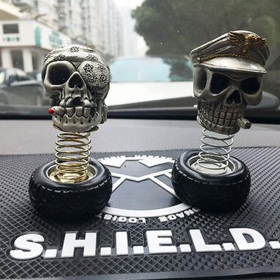 Adorno Calavera para Auto - Decoración Interior Halloween
