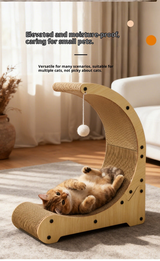 Árbol Rascador Multicapa para Gatos con Cartón Corrugado - Image 10