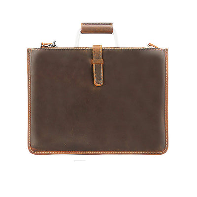 Cartera Ejecutiva Artesanal Británica Retro para Mujer - Image 8