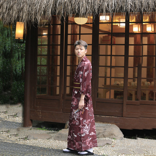 Kimono Japonés Grueso Antiarrugas para Hombre - Image 3