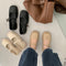 Zapatos de Cuero con Plataforma Estilo Británico para Mujer con Hebilla y Perla