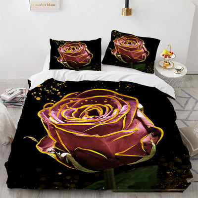 Set de 3 Piezas Impresión 3D Serie Rosas para el Hogar - Image 11