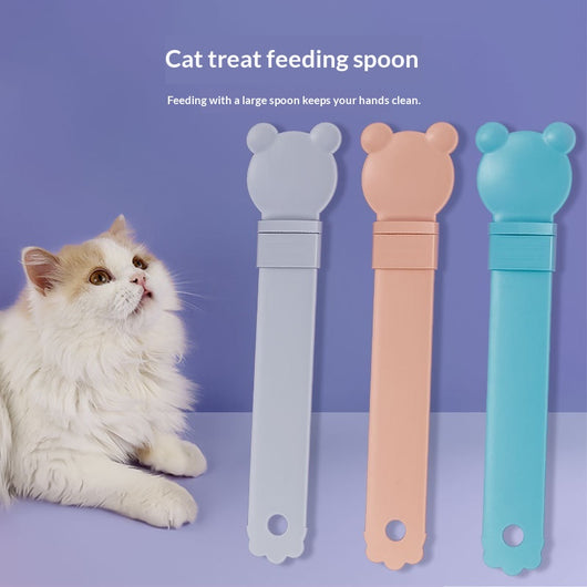 Dispensador de Alimento para Gatos con Exprimidor