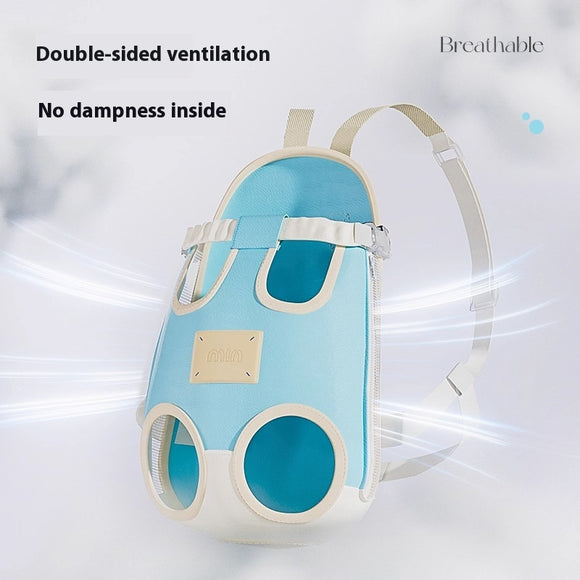 Mochila Portátil para Gatos con Arnés de Pecho