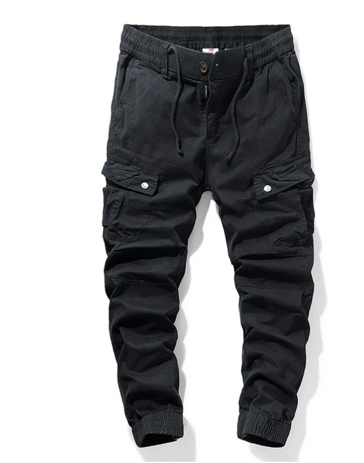 Pantalones Casuales Retro Japoneses con Cintura Elástica para Primavera y Otoño - Image 4