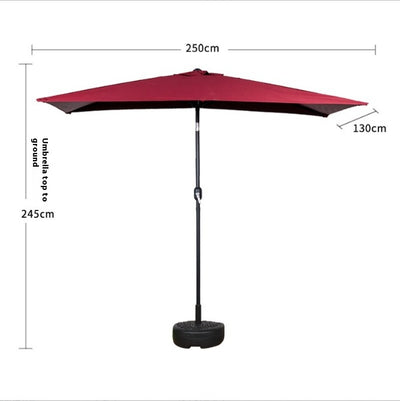 Sombrilla Rectangular Impermeable para Terraza y Patio - Protección Solar 4 Esquinas - Image 17