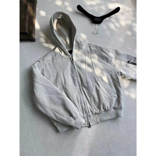 Chaqueta de Trabajo Pesada en Lona Lavada para Hombre - Image 3