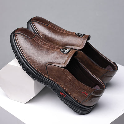 Zapatos Casuales de Cuero para Hombre con Suela Antideslizante y Transpirabilidad - Image 12