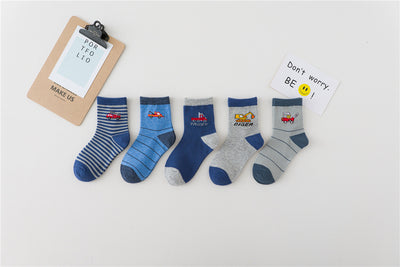 Calcetines de Algodón Estampados para Niño - Primavera y Otoño - Image 7