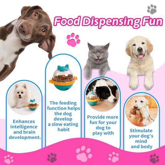 Juguetes Interactivos Dispensadores de Premios para Perros - Bolas de Alimentación Lenta con Estimulación Mental - Image 6
