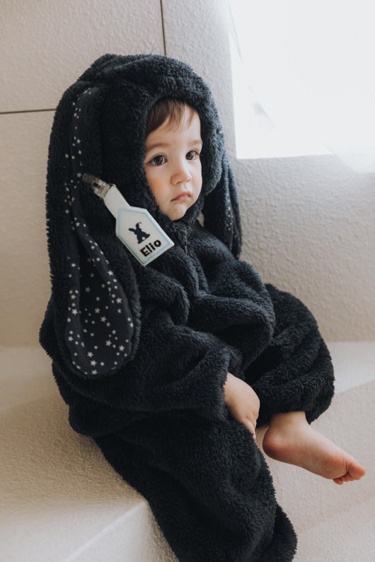 Pijama Enterizo de Conejo Peluche para Niños - Tela Acolchada - Image 16