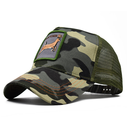 Gorra de Béisbol con Bordado de Animales y Red Trasera - Image 11