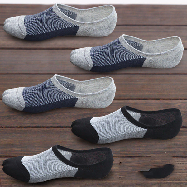 Calcetines Invisibles para Hombre de Algodón Puro - Cortos y Transpirables