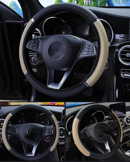 Funda de Volante con Espuma Metálica Premium para Automóvil - Image 2