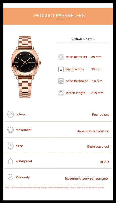 Reloj de Cuarzo Acuático para Mujer con Correa de Acero - Image 11