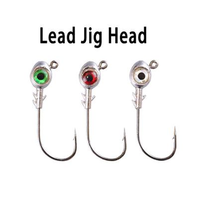 Anzuelo Jig Cambrian Big Eye con Cabeza de Pez - Image 7