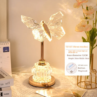 Lámpara de Mesa Mariposa para Dormitorio - Luz Ambiental Creativa - Image 6