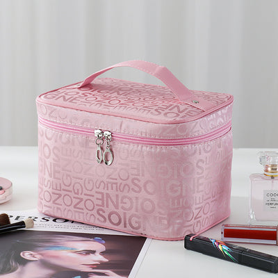 Bolsa Cosmética Portátil Estilo Bento con Compartimentos - Image 14